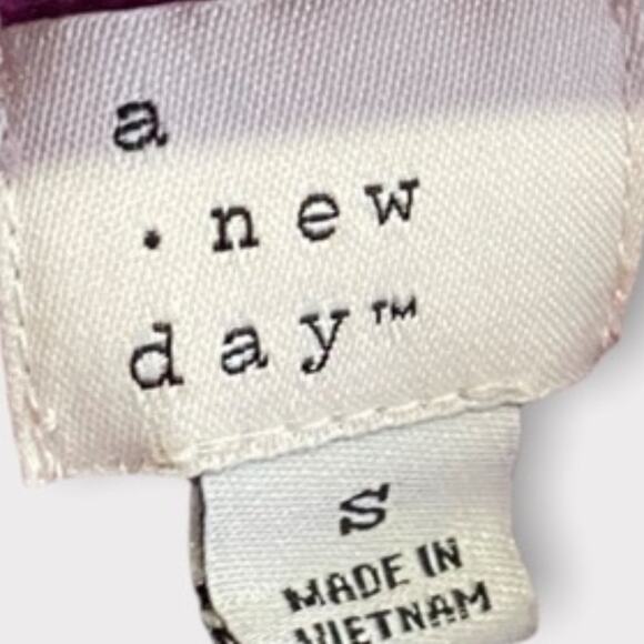 A New Day Striped Colorblock Slouchy Oversized Pullover Crew Neck Sweater - Picture 7 of 9